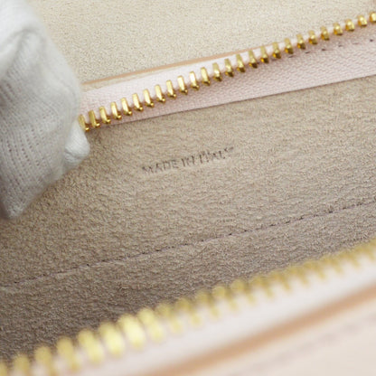 Celine Belt Leather, Pink, Leather, Handbag