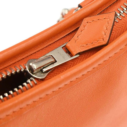Hermes Trim Epsom, Orange, Leather, Shoulder Bag