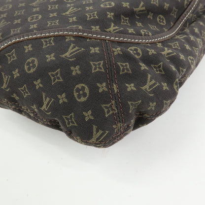 Louis Vuitton Manon Mini Lin, Brown, Canvas, Handbag