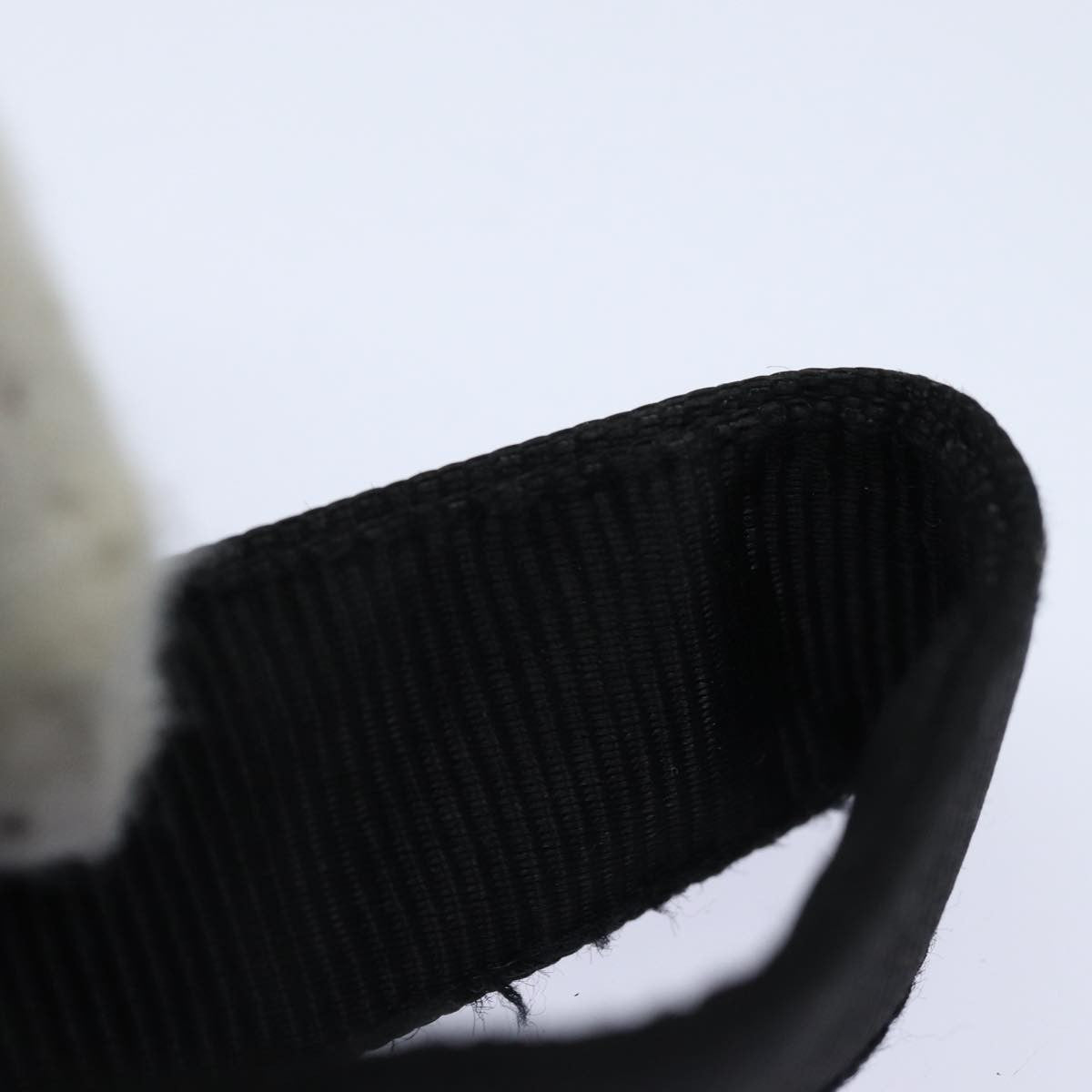 Celine Circle Logo Nylon, Black, Nylon, Clutch