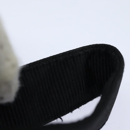 Celine Circle Logo Nylon, Black, Nylon, Clutch