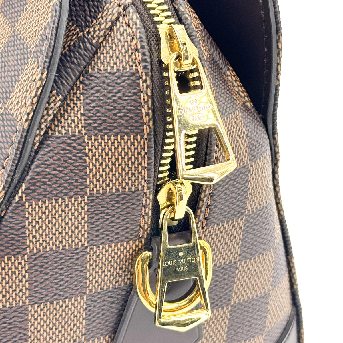Louis Vuitton Kensington Bowling Damier, Brown, Canvas, Handbag