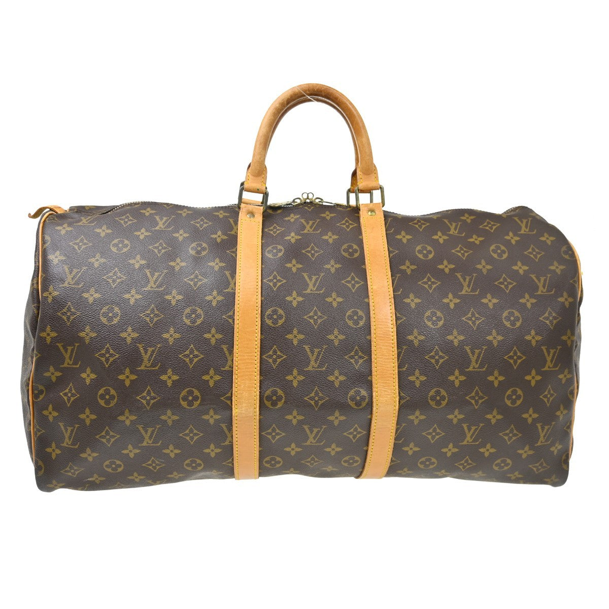 Louis Vuitton Keepall Monogram Canvas, Brown, Canvas, Travel Bag