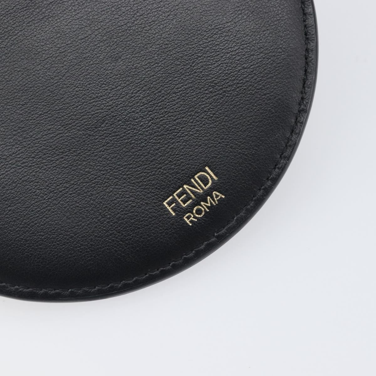 Fendi O'Lock Camera Leather, Black, Leather, Shoulder Bag