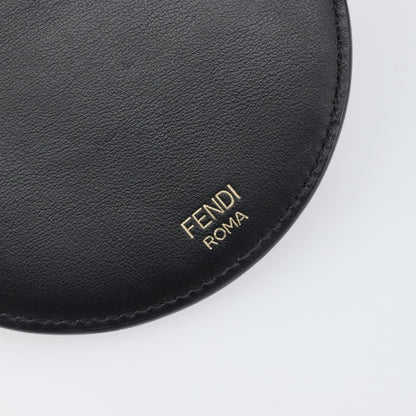 Fendi O'Lock Camera Leather, Black, Leather, Shoulder Bag