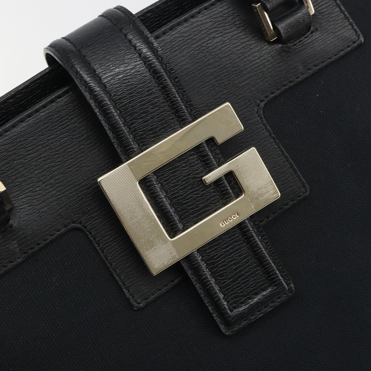 Gucci Vintage G Hobo GG Canvas and Leather, Black, Canvas, Shoulder Bag