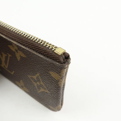 Louis Vuitton Key Monogram Canvas, Brown, Canvas, Clutch