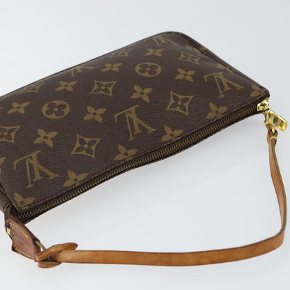 Louis Vuitton Pochette Accessoires Monogram Canvas, BROWN, CANVAS, Clutche & pouche