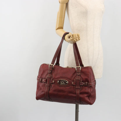 Gucci 85th Anniversary Boston Guccissima Leather, Red, Leather, Shoulder Bag