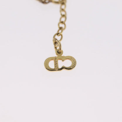 Christian Dior CD Pendant Metal, Gold, Metal, Necklace
