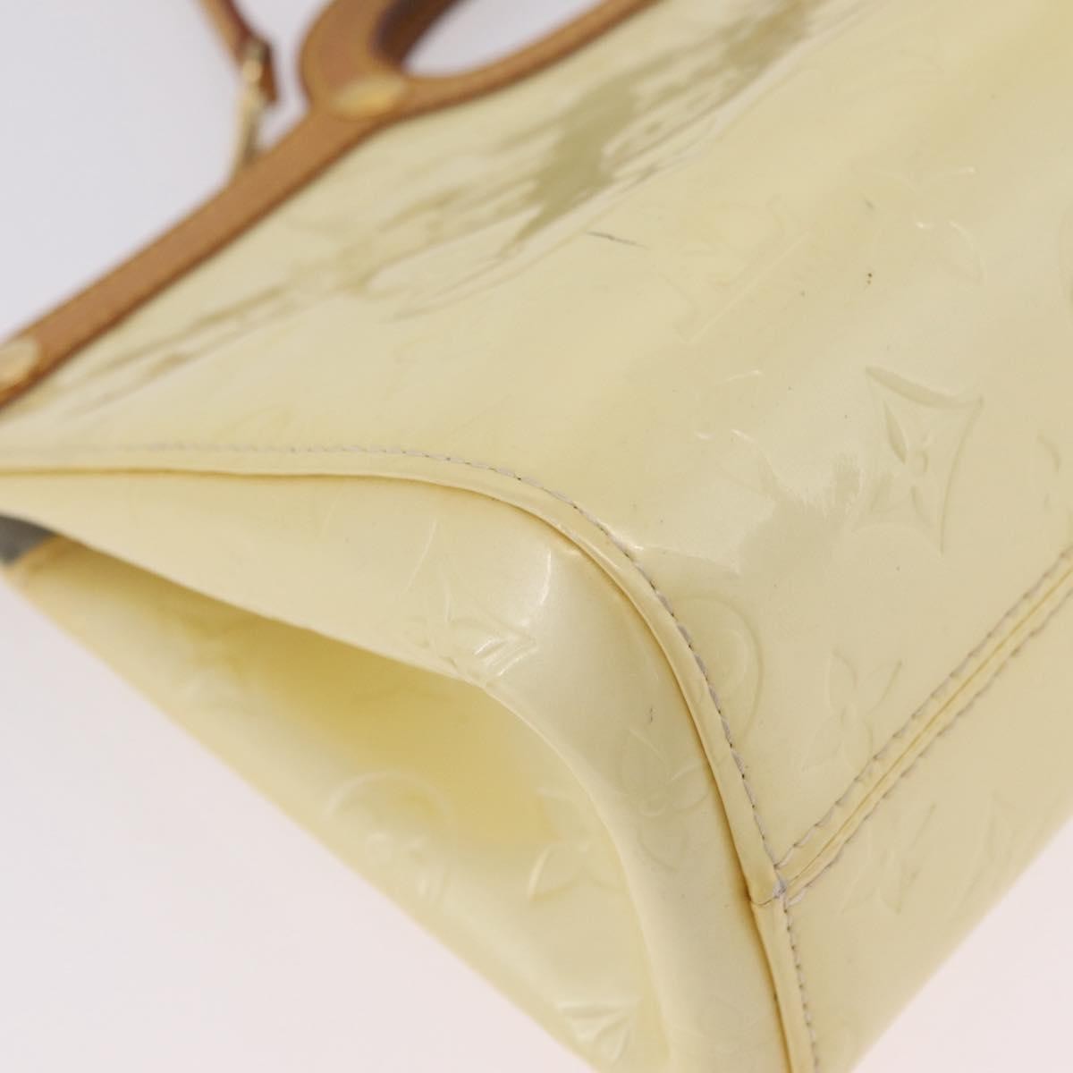Louis Vuitton Roxbury Drive Monogram Vernis, Beige, Patent Leather, Handbag