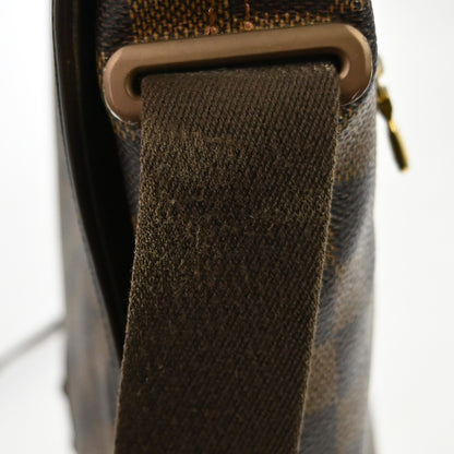 Louis Vuitton Brooklyn Damier, Brown, Canvas, Handbag