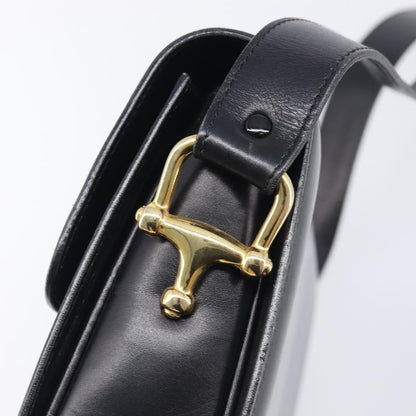 Celine Horse Carriage Leather, Black, Leather, Shoulder Bag