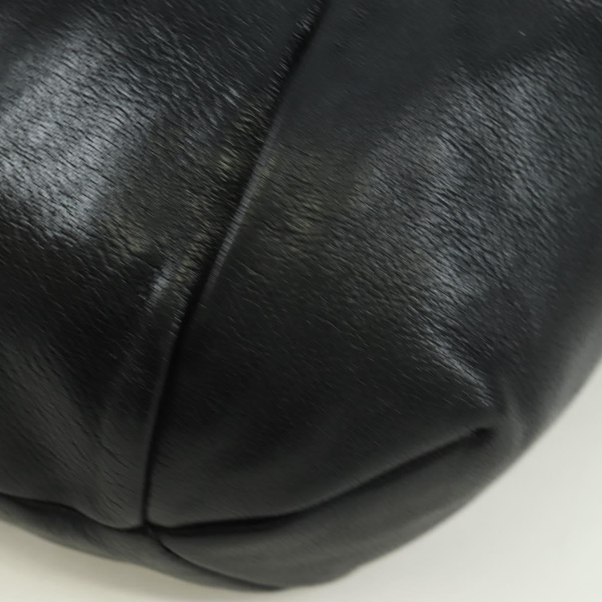Saint Laurent Vintage Shoulder bag Leather, Black, Leather, Shoulder Bag