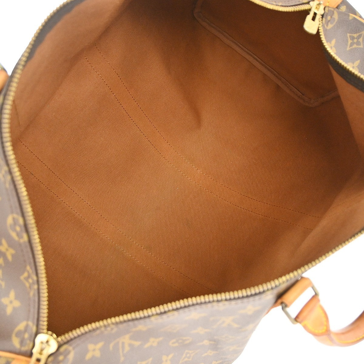 Louis Vuitton Keepall Monogram Canvas, Brown, Canvas, Travel Bag