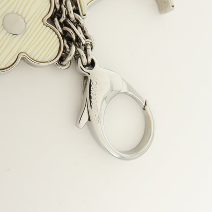 Louis Vuitton Fleur d'Epi Bag Charm Resin and Brass, White, Metal, Charm