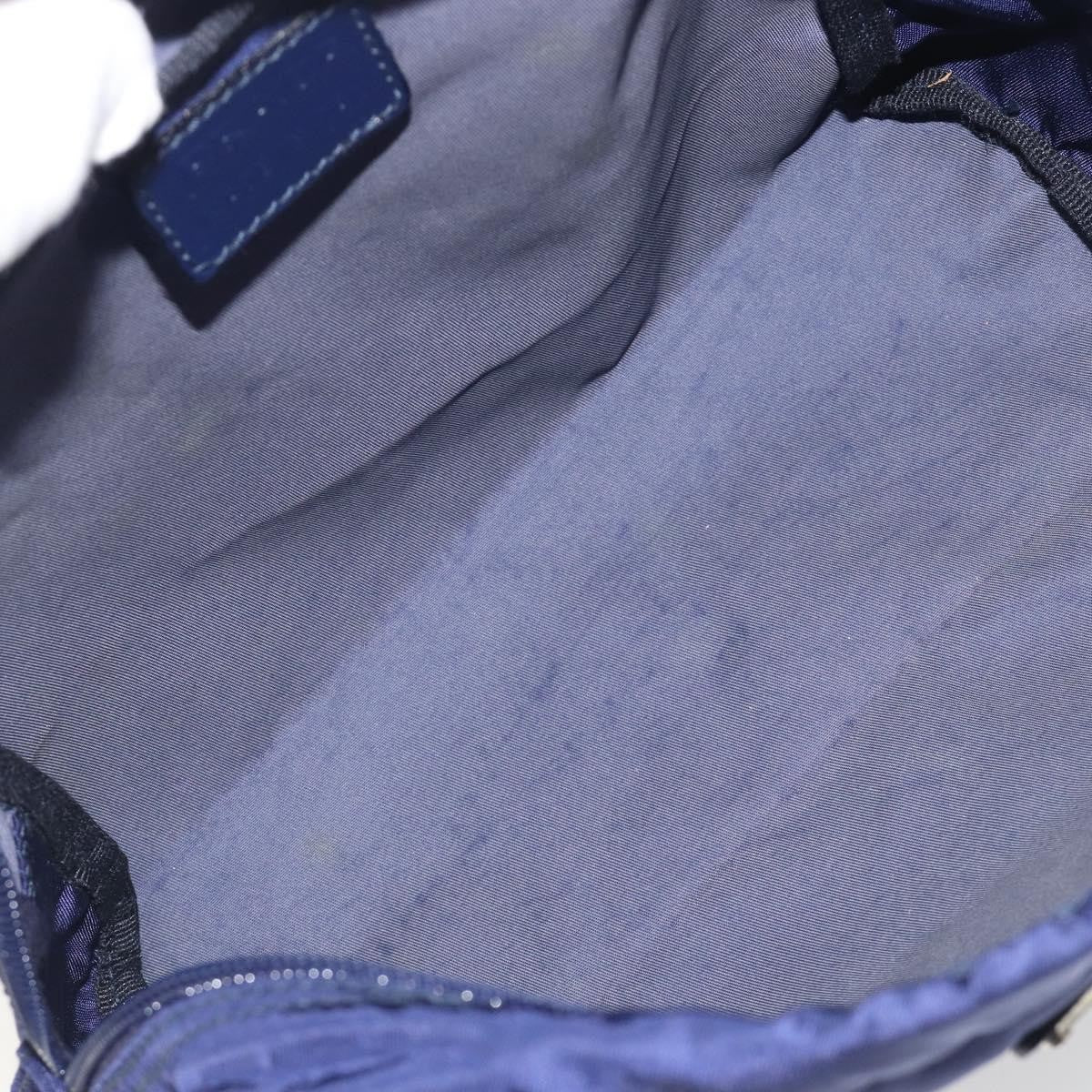 Prada Pouch Nylon, Navy, Nylon, Clutch
