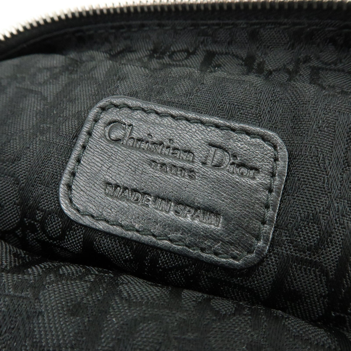 Christian Dior Lady Dior Cannage Quilt Leather, Black, Leather, Wallet