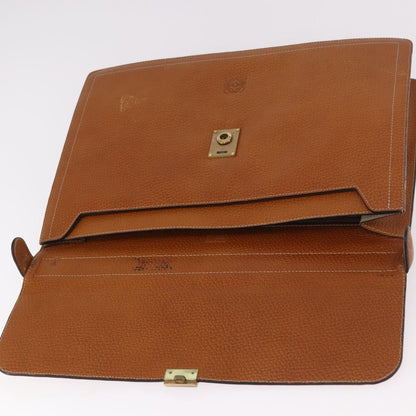 Loewe Anagram Business Leather, Brown, Leather, Briefcase