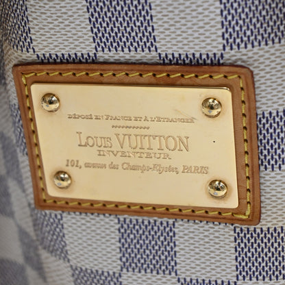 Louis Vuitton Hampstead Damier, White, Canvas, Handbag