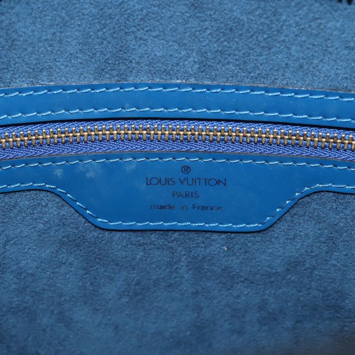 Louis Vuitton Saint Jacques Epi Leather, Blue, Leather, Handbag