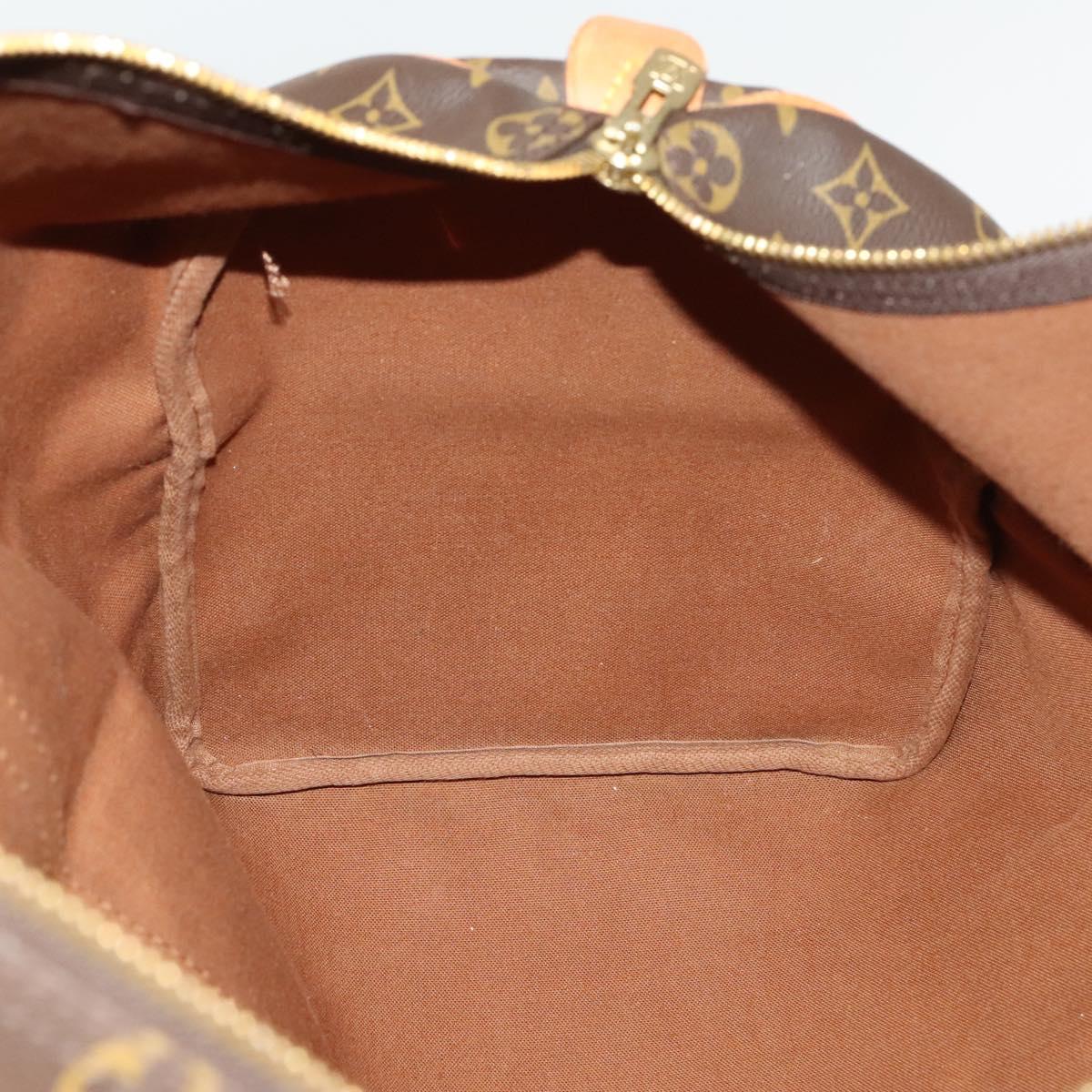 Louis Vuitton Keepall Bag Monogram Canvas, BROWN, CANVAS, Travel bag