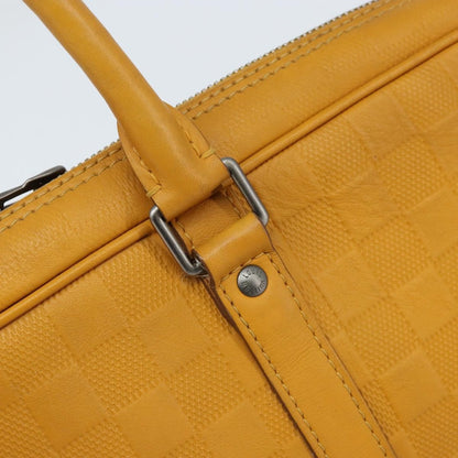Louis Vuitton Porte-Documents Voyage Damier Infini Leather, Yellow, Leather, Briefcase
