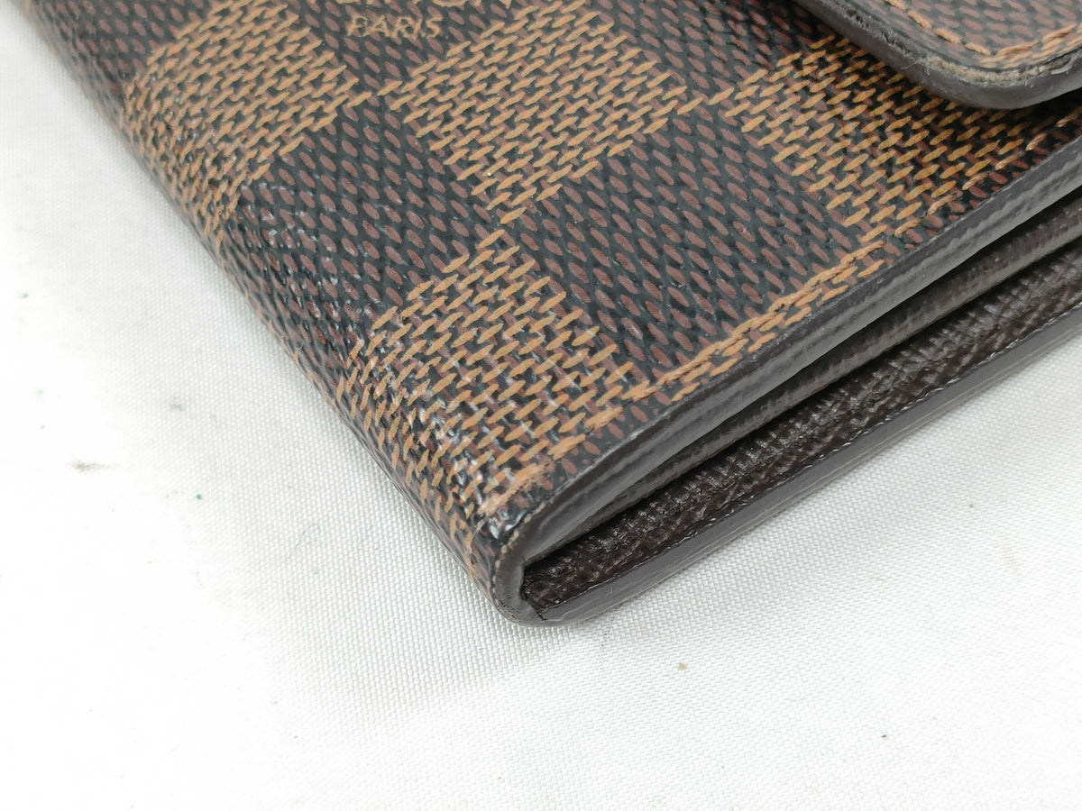 Louis Vuitton Sarah Wallet NM Damier, Brown, Canvas, Wallet