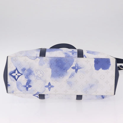 Louis Vuitton New Limited Edition Monogram Watercolor Canvas, Blue, Canvas, Tote Bag