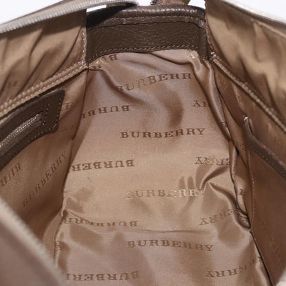 Burberry Nova Check Canvas, Brown, Canvas, Handbag