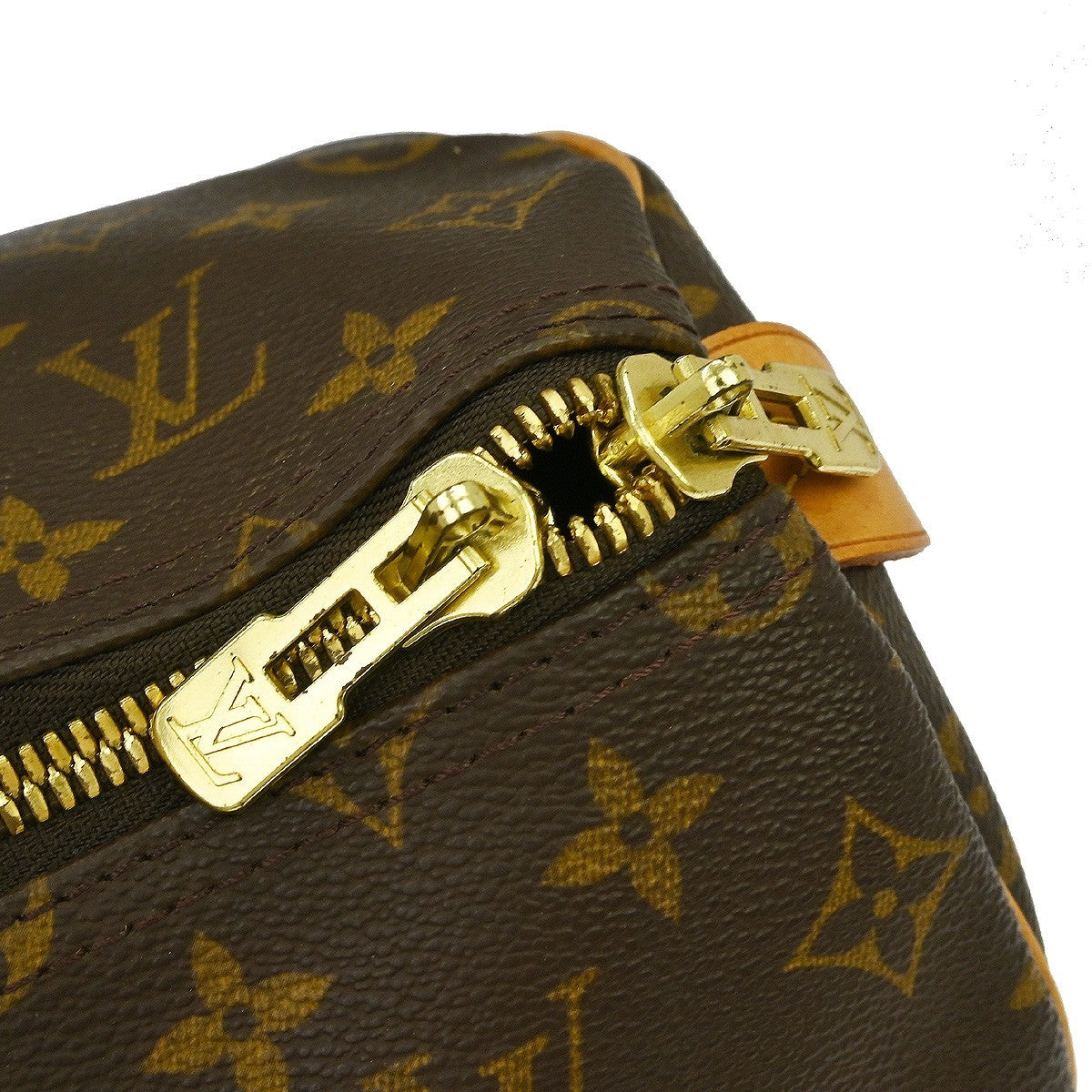 Louis Vuitton Keepall Monogram, Brown, Canvas, Travel Bag