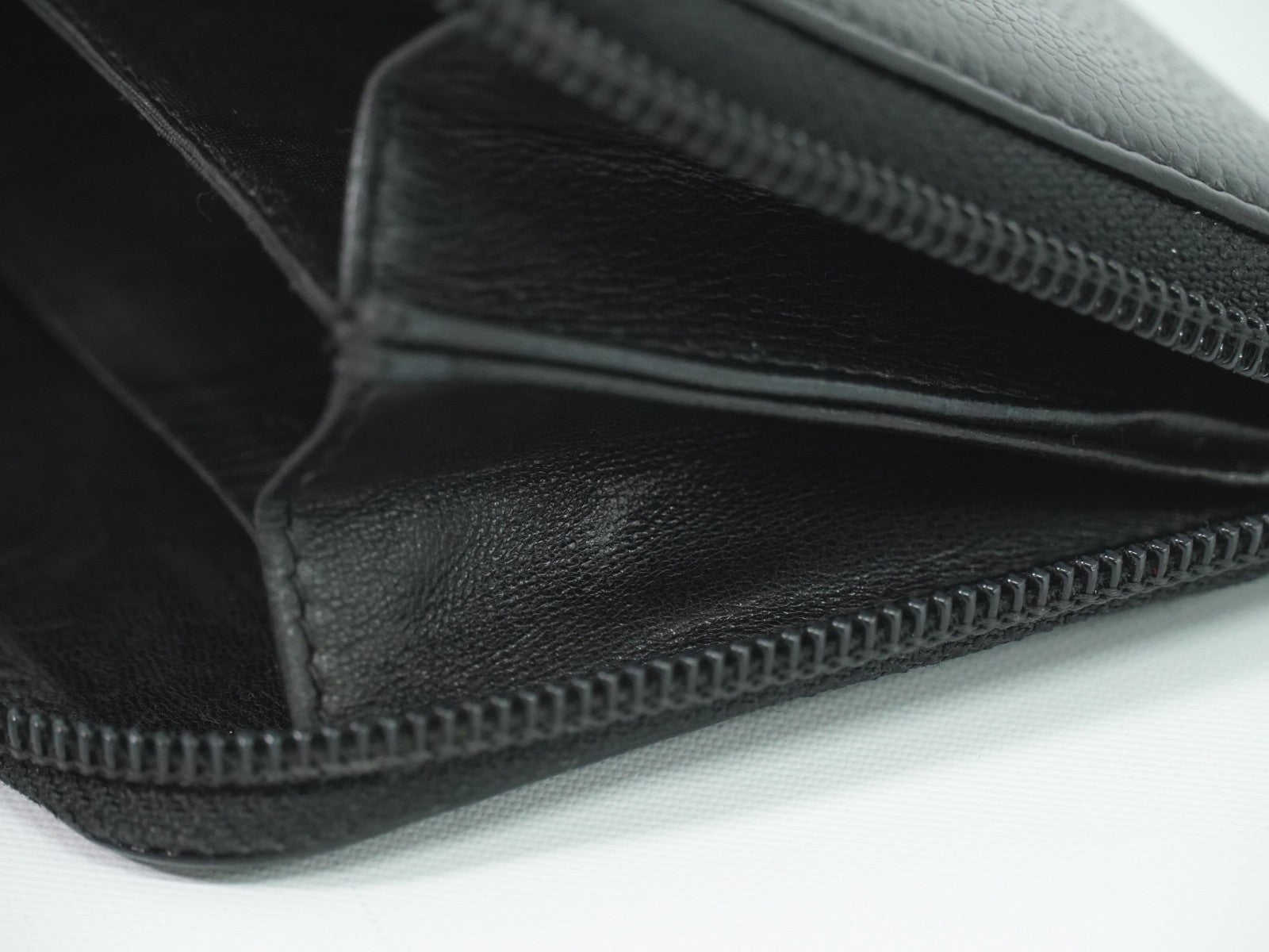 Chanel Timeless CC Zipped Caviar, Black, Leather, Wallet