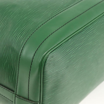 Louis Vuitton Noé Epi, Green, Leather, Shoulder Bag