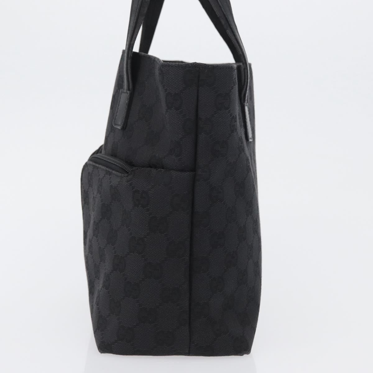 Gucci Double Pocket Tote GG Canvas and leather, Black, Canvas, Handbag