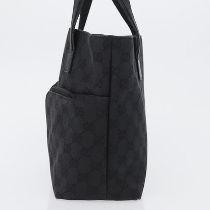 Gucci Double Pocket Tote GG Canvas and leather, Black, Canvas, Handbag