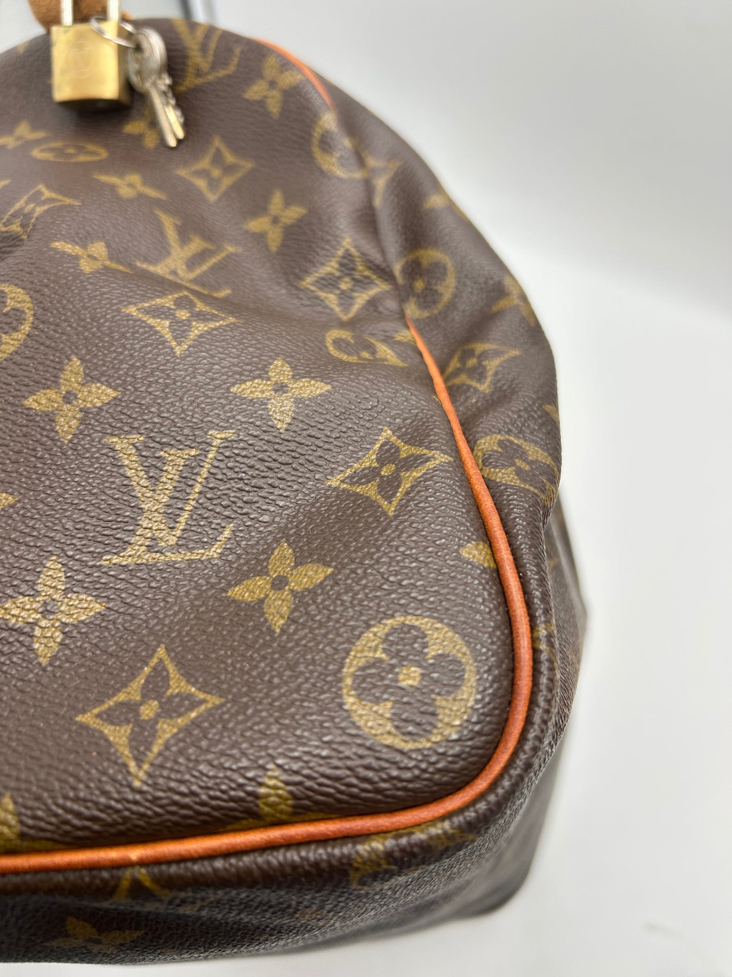 Louis Vuitton Speedy Monogram Canvas, Brown, Canvas, Handbag