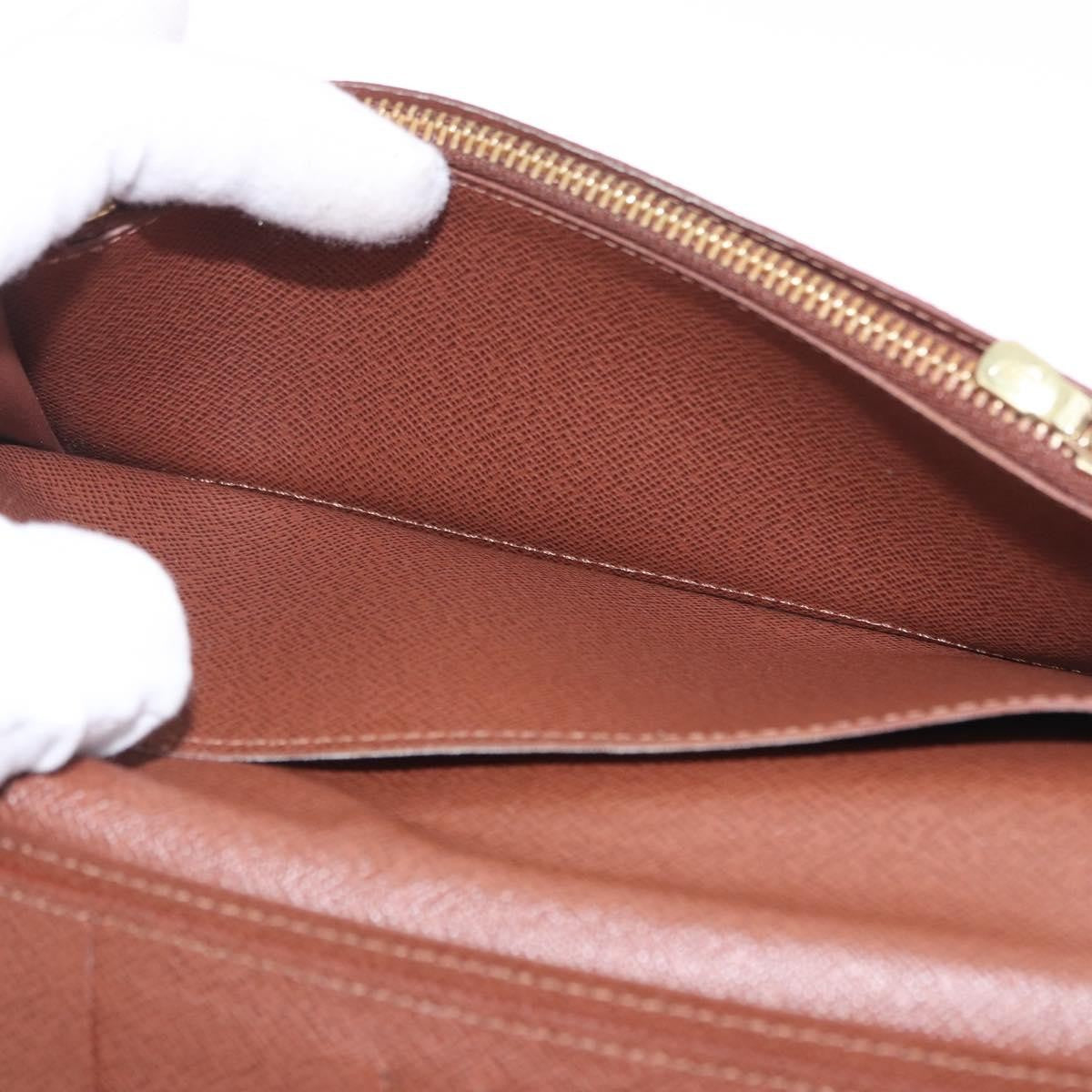 Louis Vuitton Brazza Monogram Canvas, Brown, Canvas, Wallet