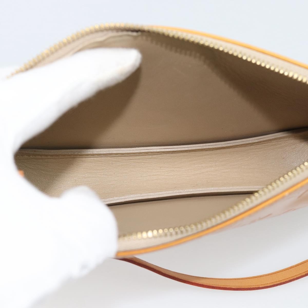 Louis Vuitton Lexington Pochette Patent Leather, Beige, Patent Leather, Clutch