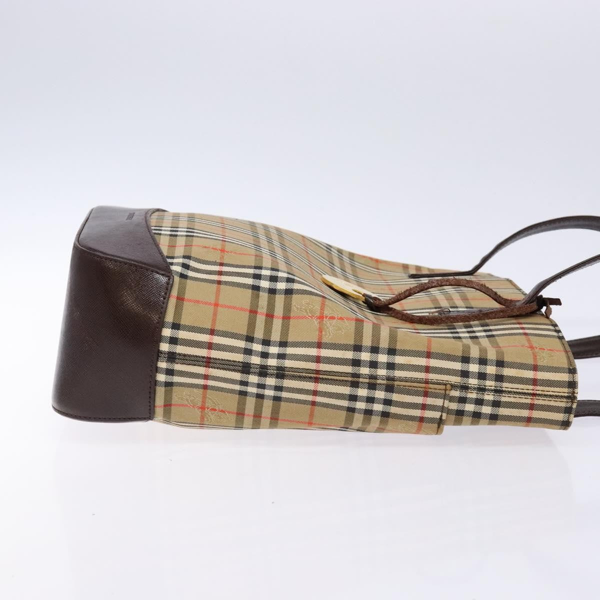 Burberry Nova Check Tote canvas check pattern, Beige, Canvas, Tote bag