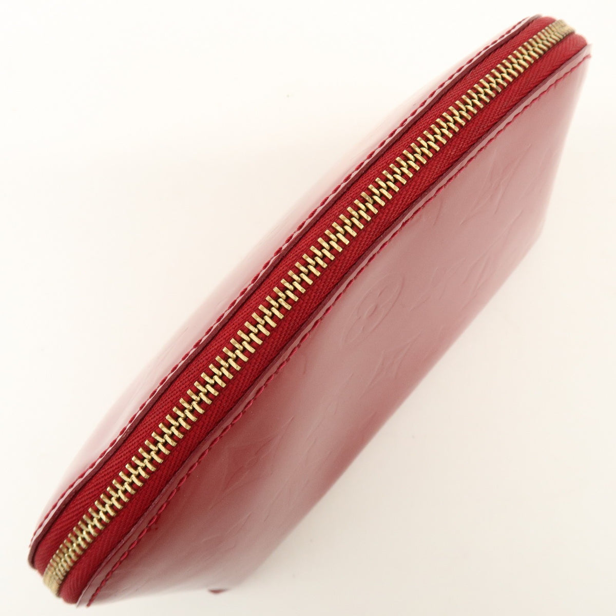 Louis Vuitton Cosmetic Monogram Vernis, Red, Patent Leather, Toiletry Case
