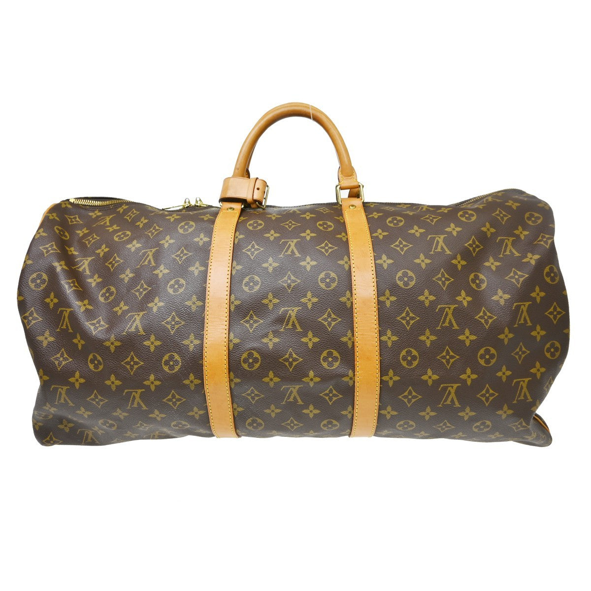 Louis Vuitton Keepall Bandouliere Monogram Canvas, Brown, Canvas, Travel Bag