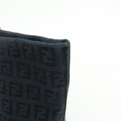 Fendi Superstar Zucchino Canvas, Black, Canvas, Tote Bag