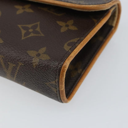 Louis Vuitton Florentine Waist Monogram Canvas, Brown, Canvas, Clutch