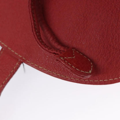 Gucci Vintage Bamboo Suede and Leather, Red, Suede, Backpack