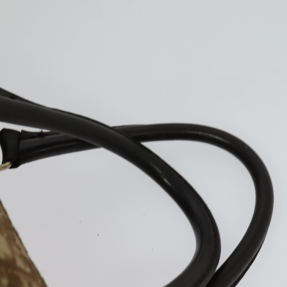 Christian Dior Vintage Trotter Boston Bag Canvas, BROWN, CANVAS, Travel bag