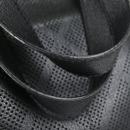 Chanel CC Tote Perforated Leather, Black, Leather, Tote Bag