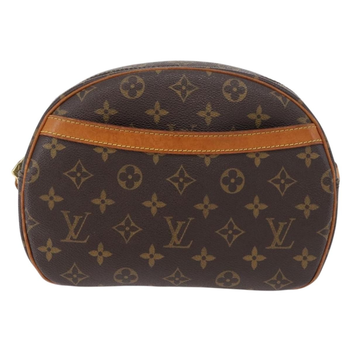 Louis Vuitton Blois Monogram Canvas, Brown, Canvas, Shoulder Bag