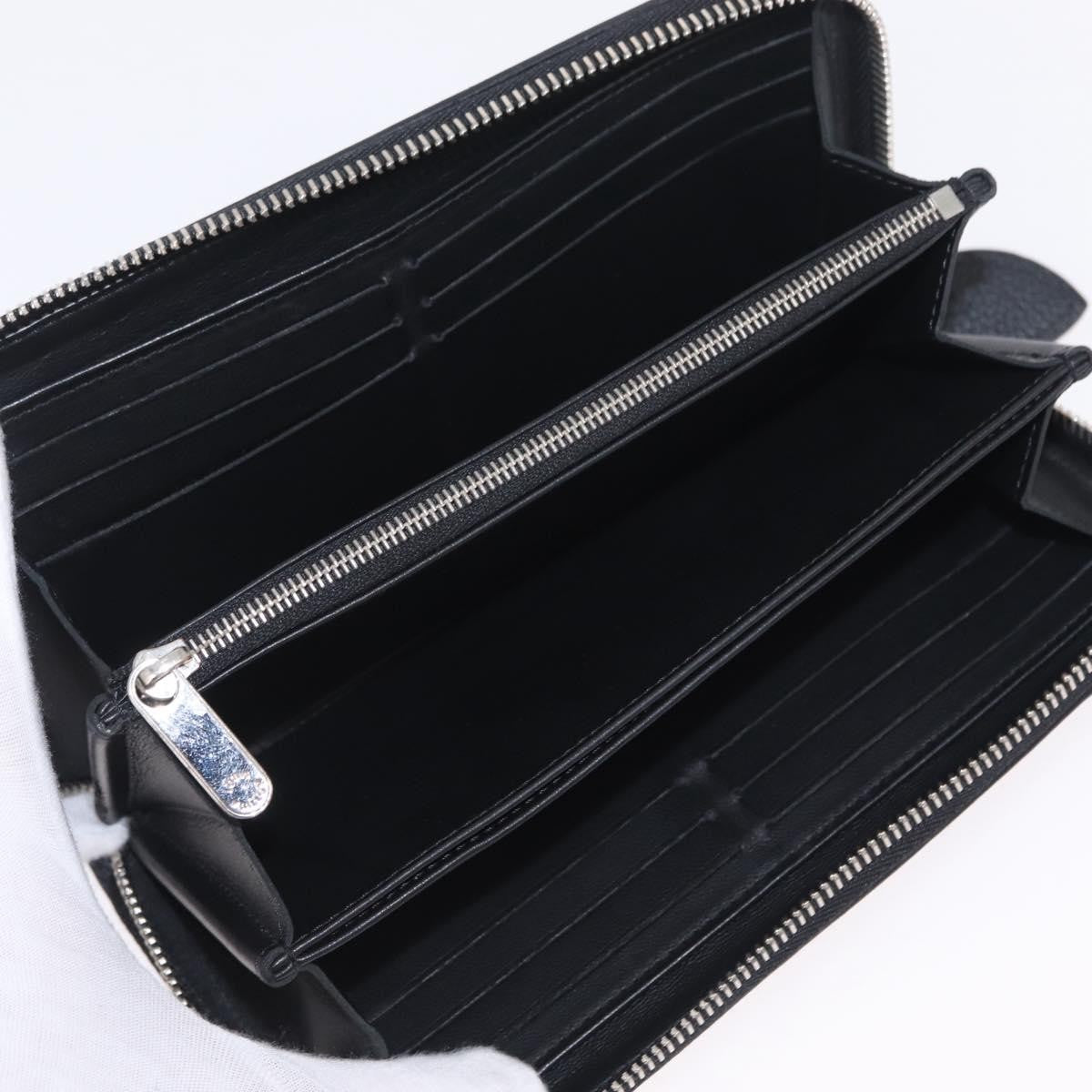 Louis Vuitton Zippy Mahina Leather, Black, Leather, Wallet