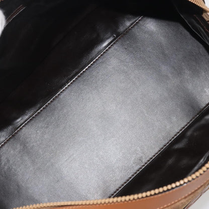 Celine Macadam Suede, Brown, Suede, Tote Bag