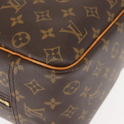 Louis Vuitton Deauville Handbag Monogram Canvas, BROWN, CANVAS, Handbag
